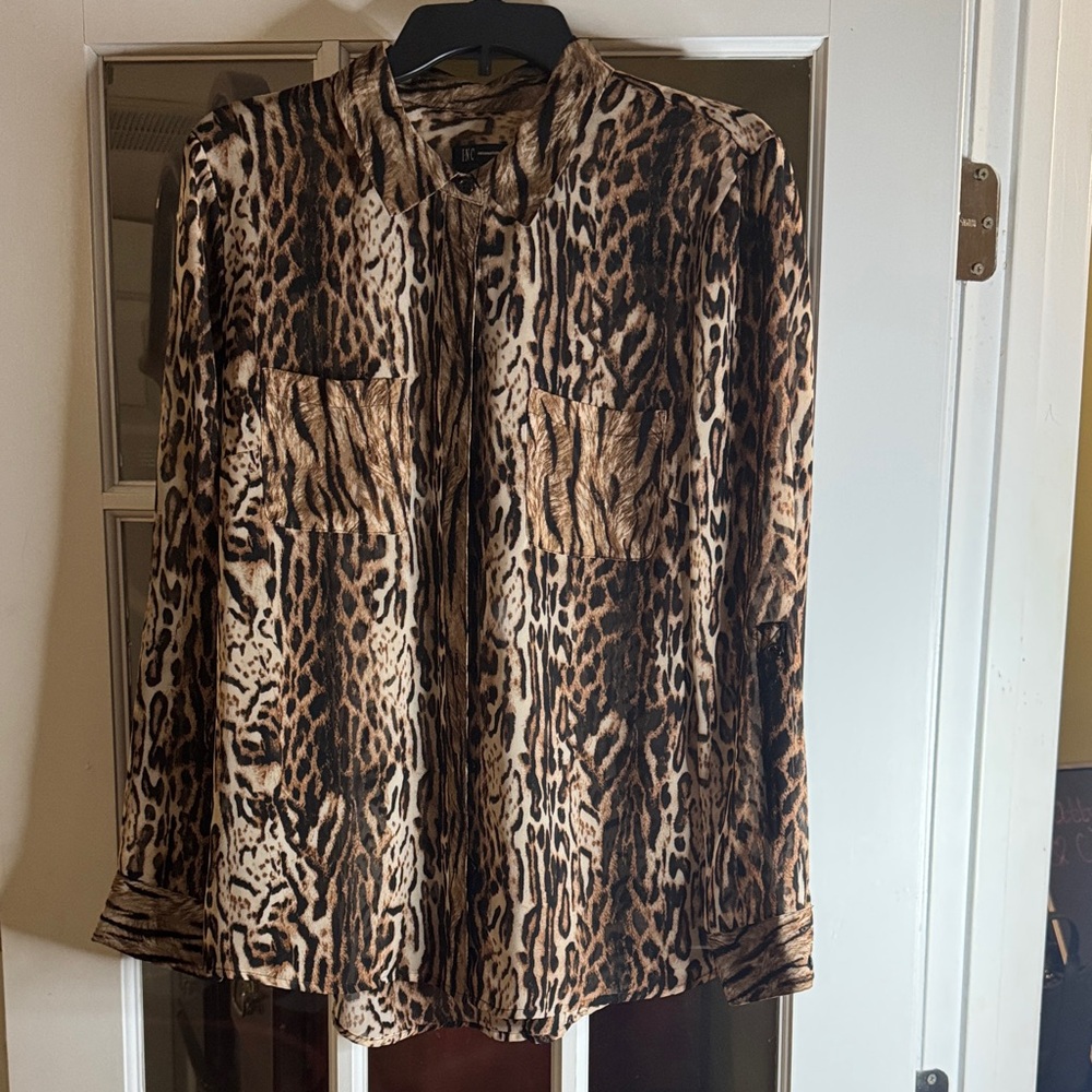 INC International Concepts Animal Print Top